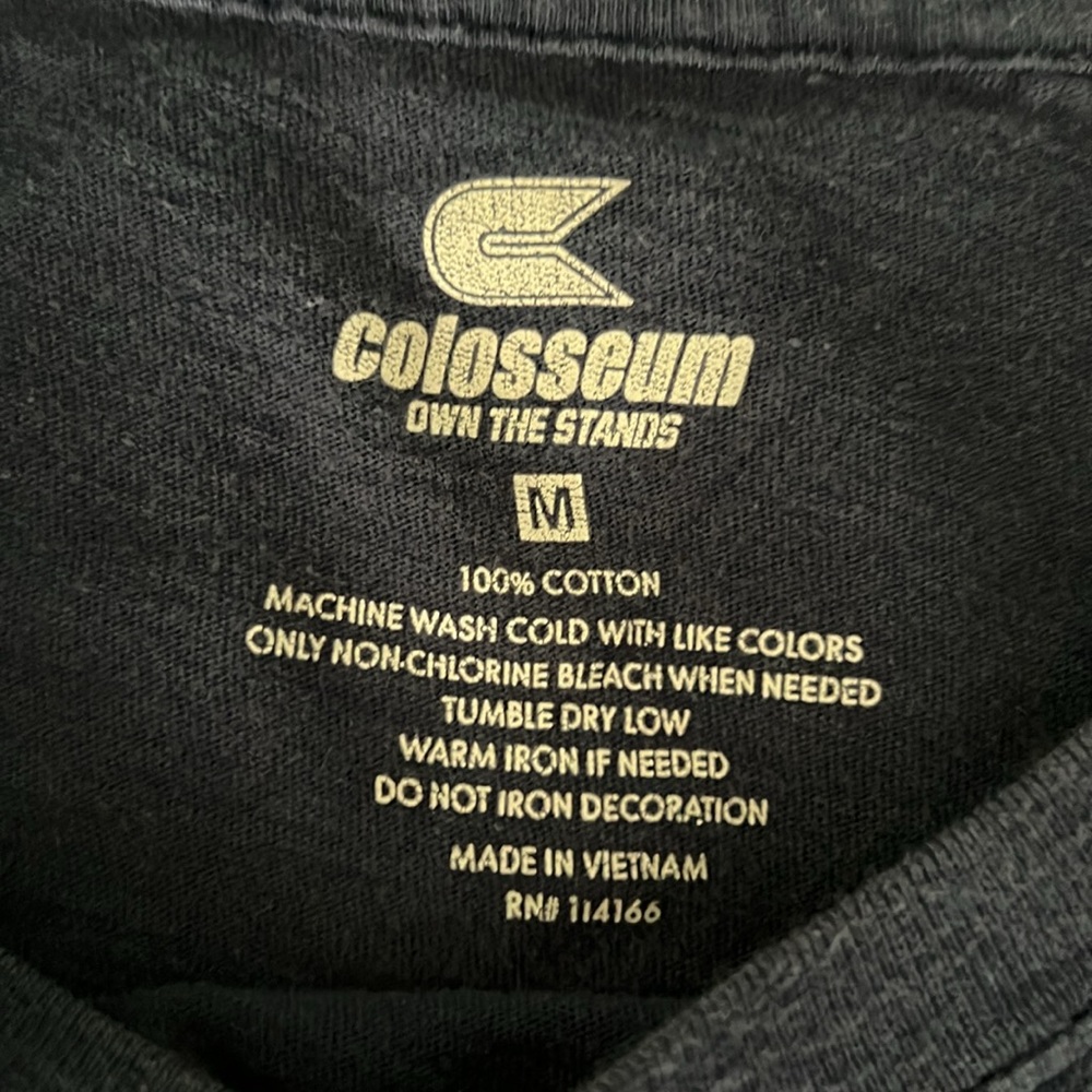 Colosseum Men’s Navy Orange PEPPERDINE WAVES Graphic Short Sleeve T-shirt Size M - Picture 6 of 6